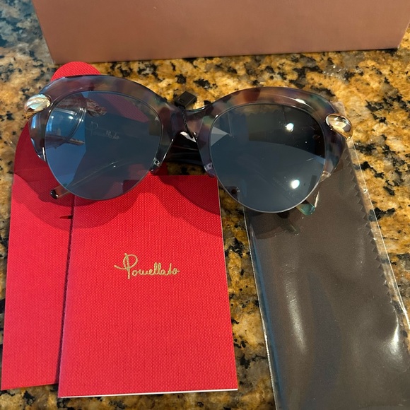 Pomellato PM0018S 005 Cat Eye Sunglasses Havana Multicolor $565 New - Picture 5 of 5